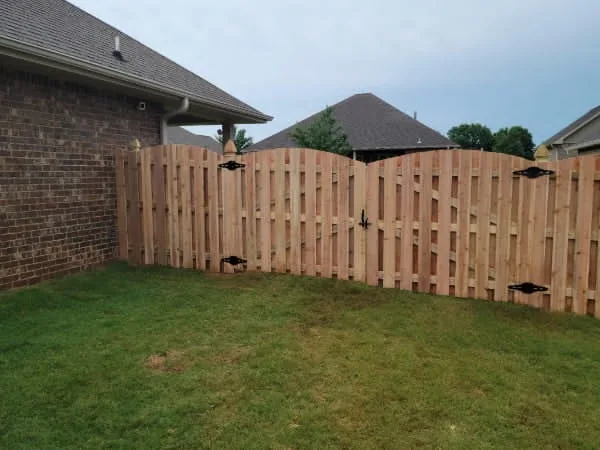 Board-to-Board Arch Fence Detail